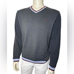 Original Penguin Men’s V-Neck Cotton Sweater in Great Condition Size Large